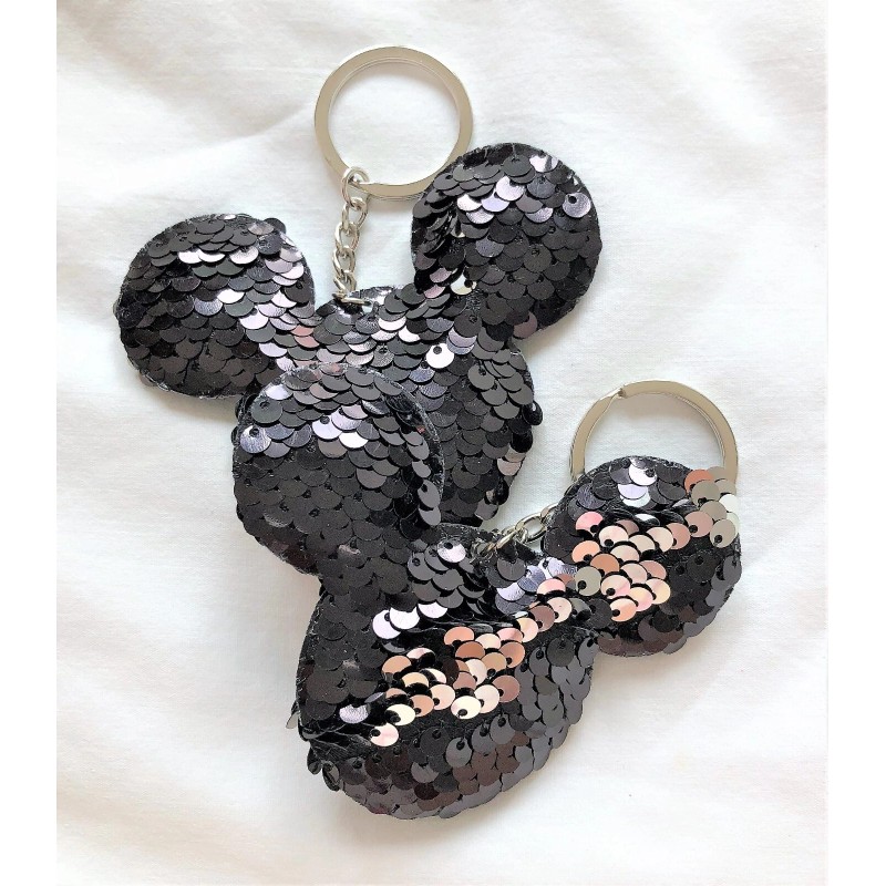 itisyours 12 pc Mickey Sparkly BLINK Plush Reversible Sequin 3"