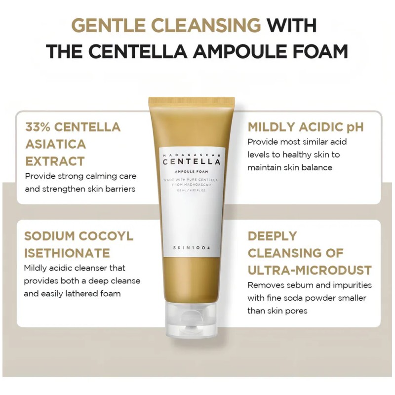 Skin1004 Madagascar Centella Ampoule Foam 125ml
