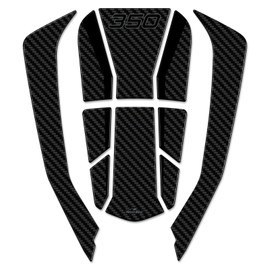 Resin Bike Motorcycle 3D Stickers Compatible with Honda Forza 350 2023-2024. Scooter Central Tunnel Footboard Protector from Impact and Scratches. Sticker 3D Resin Gadget Moto