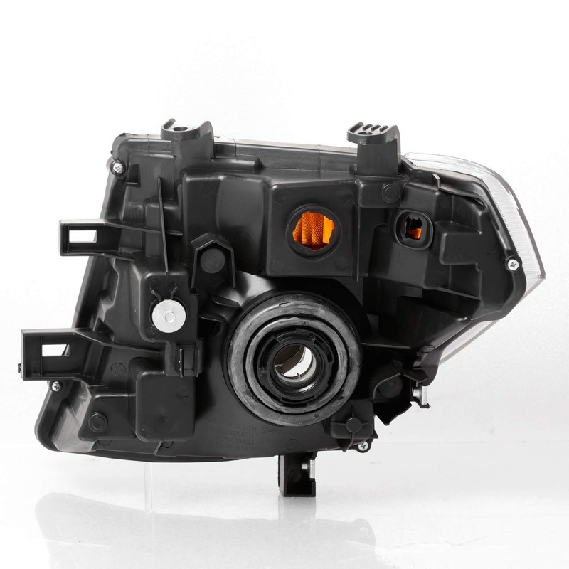 AKKON - Chrome Headlight Fits 2005-2008 Frontier 2005-2007 Pathfinder [Halogen