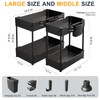 Sevenblue 2 Pack Under Sink Organizer, Under Bathroom Cabinet Organizer
