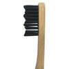 Bamboo Toothbrushes Set of 2 with Bamboo Wood Round Handle