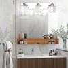 Aipsun Crystal Vanity Light Fixtures Modern Vanity Light for Bathroom