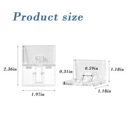 4 Pcs for Sliding Door Locks for Sliding Glass Doors & Windows, Child Proof, Great for Slide Patio, Glass Doors, Closet, Cabinet, Window Lock, Easy Installation