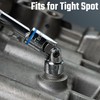 DURATECH 3/8" Drive Universal Joint Socket Set, Swivel Socket Set,