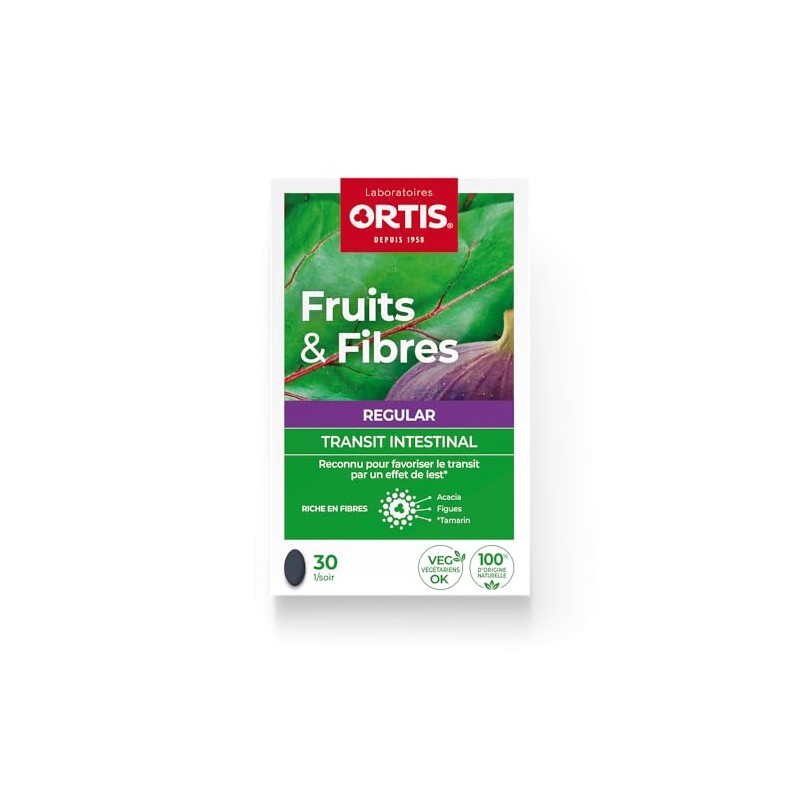 Ortis Frutta&Fibre Classico Integratore Transito Intestinale 30 Compresse