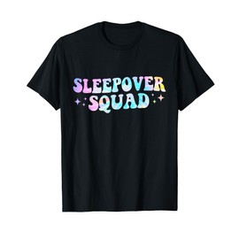 Tie Dye Sleepover Squad Pajama Party Slumber Party T-Shirt