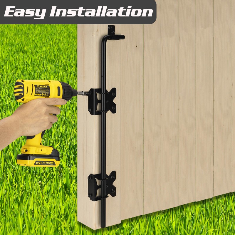 24" Heavy Duty Cane Bolt Gate Drop Rod Gate Drop
