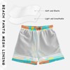 CUPADA Cute Capybara Orange Boys Swim Trunks Quick Dry Bathing