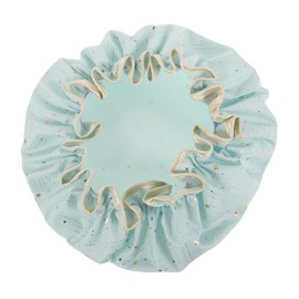 FRCOLOR Reusable Shower Cap for Women Double Layer Bath Hair Cap Soft Foil Polyester Cotton for Showers and Baths Enhanced Hair Protection Versatile Use