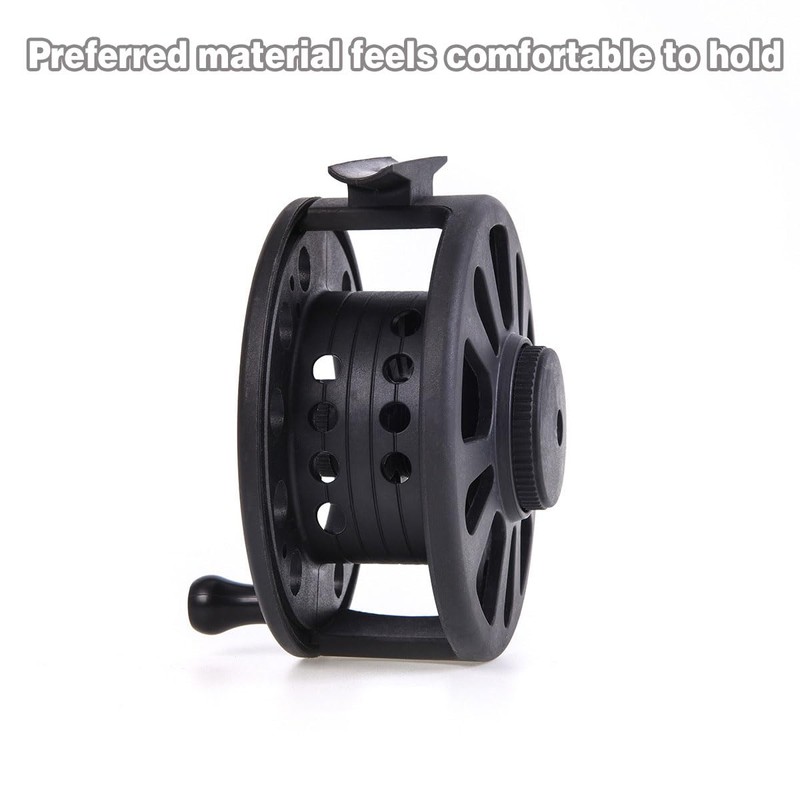 AIMALL ABS Plastic Fly Fishing Reel, Versatile 5/6 & 7/8