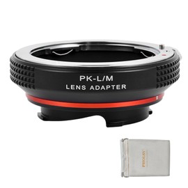 PHOLSY Lens Mount Adapter with 6-Bit Coding Compatible with Pentax K PK Lens to Leica M Mount Camera Body PK to Leica M