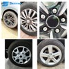 senvenelec 20pcs (Silver) 19mm Automotive Universal Plastic Tyre Nut Nut