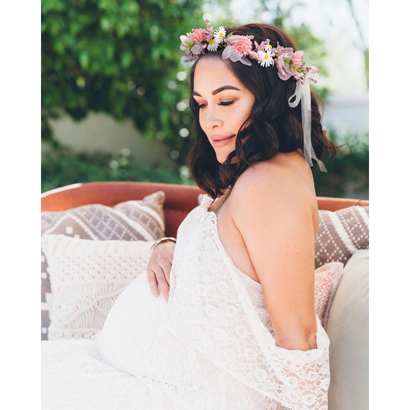 AWAYTR Flower Crowns for Women Flower Headband Adjusatble Flower Girl