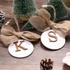 JSJOY Outdoor Christmas Decorations Christmas Ornament for Women Initial A