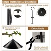 Squirrel Flapper, Squirrel Deflector Galvanized Steel Outdoor Bird Feeder Professional