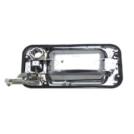 For Hummer H2 2003-2009 Door Handle Driver and Passenger Side | Pair | Front | Exterior | All Chrome | With Key Hole | Base