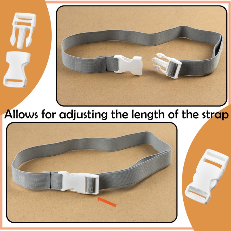 AERZETIX - 14er-Pack Schnallen, Schnellverschluss-Clips für Rucksäcke - 20 mm
