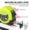 HAUTMEC Tape Measure 16ft with Dual Scale Metric and Imperial