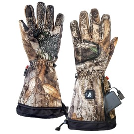 ActionHeat 5V Men’s Hunting Gloves – Rechargeable Battery Heating for Multiple Uses – 5 Hours of Hand Warming Utility Realtree Edge L