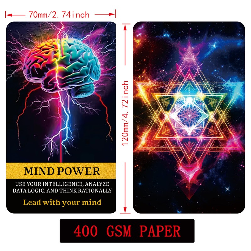 DPEHAKMK Money Oracle Cards, Career Oracle Deck, Life Oracle Cards