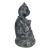 Ancient Meditating Cat on Lotus Levitating Buddha Figurine Zen Statue