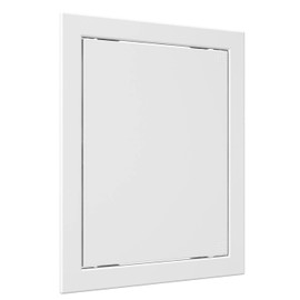 Inspection Flap 15 x 20 cm Made of ABS Plastic, White, Service Flap for Drywall, Inspection Door, Cover for Access, Heating, Cooling, Flues, Grille, Inspection Door 150 x 200 mm