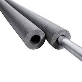 Climaflex Pipe Insulation Foam for 76mm Diameter Pipes ~ Lagging Wrap Roll Industrial Covers for Plumbers Plumbing DIY Professional Grey, 2m