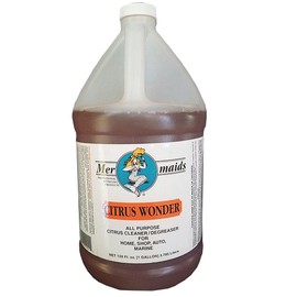 Mer-Maids Citrus Wonder Cleaner, gallon citrus wonder, MCW101