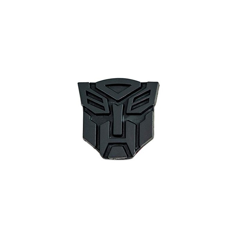Transforming Auto Robot Auto Emblem - [Black][1" Tall]