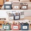 Dry Erase Label Stickers-25Pack 3x5Inch Reusable Whiteboard Sticky Labels with