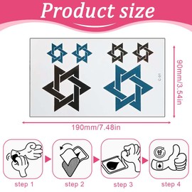 RTRTGS 30 Blätter Wasserdicht Temporäre Fake Tattoos Sticker Tattoos Zum Aufkleben Klebetattoos für Damen, Kinder, Erwachsene, Männer und Frauen