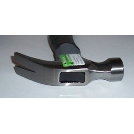 "ABC Products" - Short Handle ~ Standard Head - 8 OZ- Claw Hammer - Hammering in Tight Places (With Curved Cushioned Grip Handle - Easy Driving Nails)