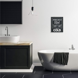 Stupell Industries Some Like It Hot Phrase Family Laundry Humor, Designed by Jennifer Pugh Wall Plaque, 13 x 19, White