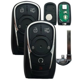 KEYXPRESS 2017-2020 Buick Lacrosse | 5 Button Sedan 2 Smart Key Fob | HYQ4EA Replacement