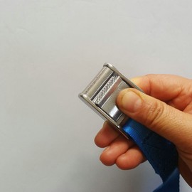 Jingyi 1"(W) x30(L) Lashing Strap Cargo Tie Downs,Stainless Steel Heavy Duty Casting Buckle, Durable Blue Polyester Tie-Down Lashing Straps,Tie Down Motorcycles, Trailer Loads, 2Pack