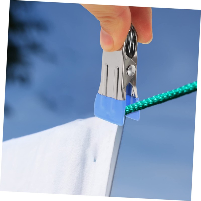 CAXUSD 30pcs Stainless Steel Winter Pool Cover Clips Heavy Duty