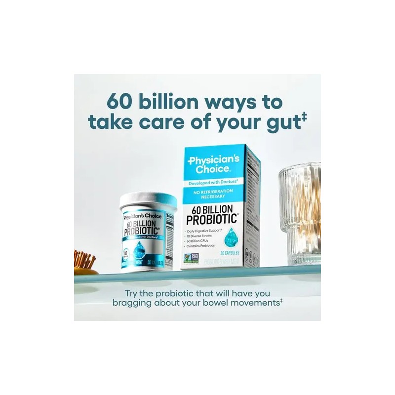 Physician's Choice 60 Billion Probiotic - 10 Unique Strains