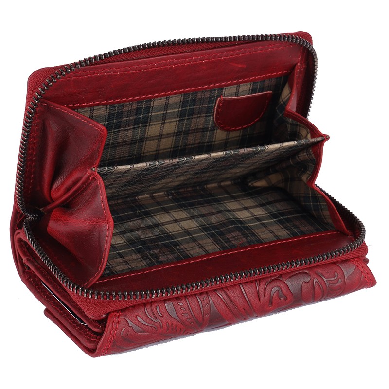 Chunkyrayan P GB-6 Genuine Leather Women's Wallet High-Quality Vintage RFID