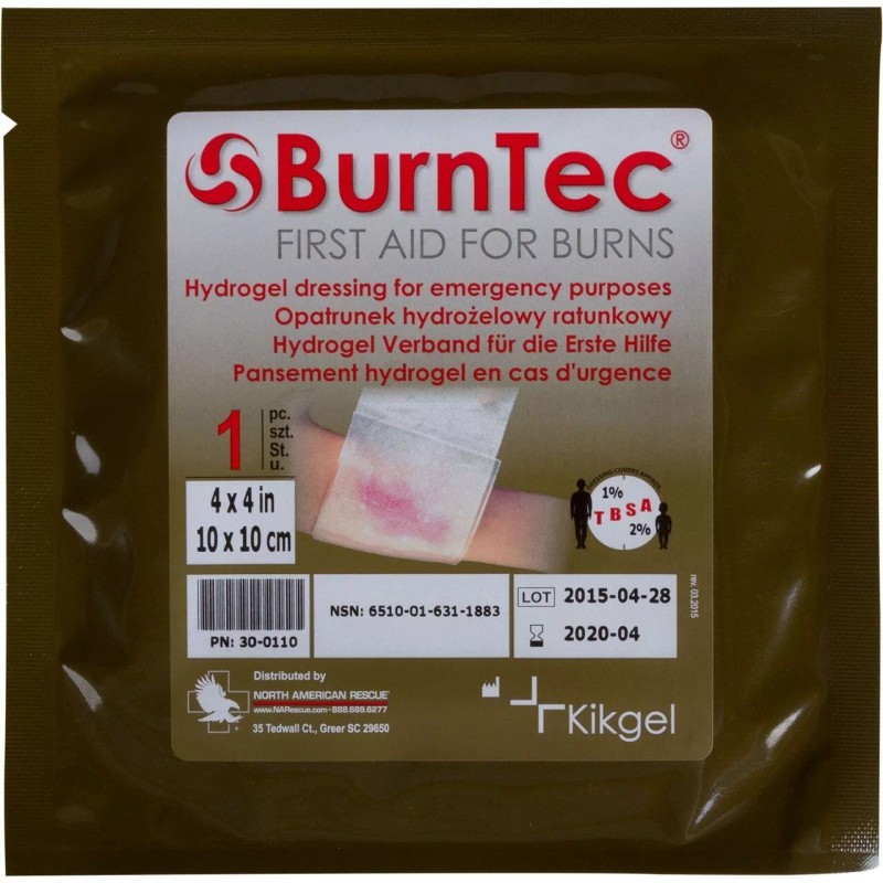 NAR Burntec Burn Dressing 4"x4" | First Aid for Burns