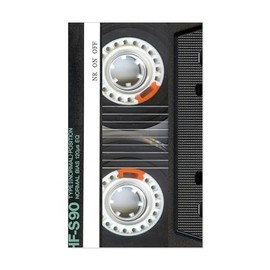 CafePress Retro Cassette Tape Rectangle Bumper Sticker Car Decal