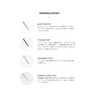 [Anna Flair] [SILVER925] TINY LINE HEART EARRINGS AE223001 Tiny Line