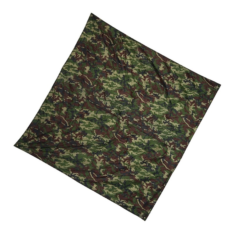 Camouflage Outdoor Portable Lightweight Rainproof Mat RainTent Tarp Shelter (3*2.9m)