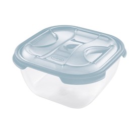 Tontarelli Square Food Storage Container 2 Litre Nuvola Blue/Transparent