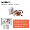 SEIWEI W11224591 DC 12V Refrigerator Evaporator Fan Motor Compatible with
