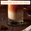 Osilly Car Coasters for Drinks, 2PCS Absorbent Sunflower Cup Holders