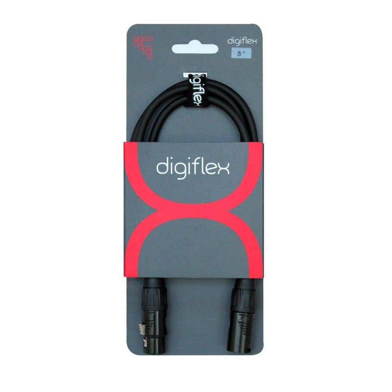 Digiflex HXX-3 Performance series Hi-Flex 3' microphone cable