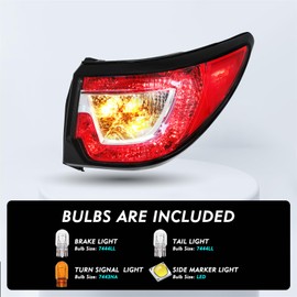 TUSDAR Tail Light Assembly For 2013 to 2017 Chevy Traverse Halogen Type Outer Rear Taillight Assembly OE Direct Replacement Brake Tail Lamp Right Passenger Side