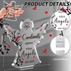 Jetec Sympathy Bereavement Gift Angel Red Cardinal Acrylic Memorial Gift