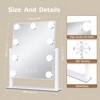Hollywood Vanity Makeup Mirror with 9 LED Bulbs, 3 Color